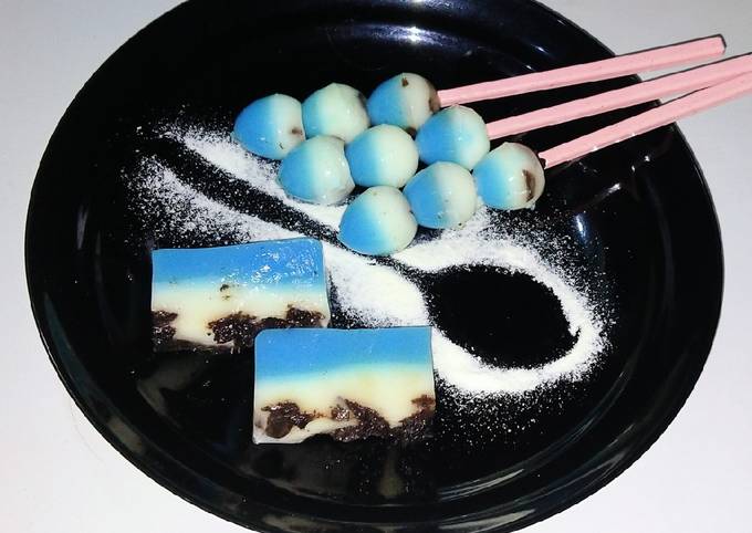 Sate Puding POP ICE Lapis Susu Oreo (Dessert) fav nya sikecil