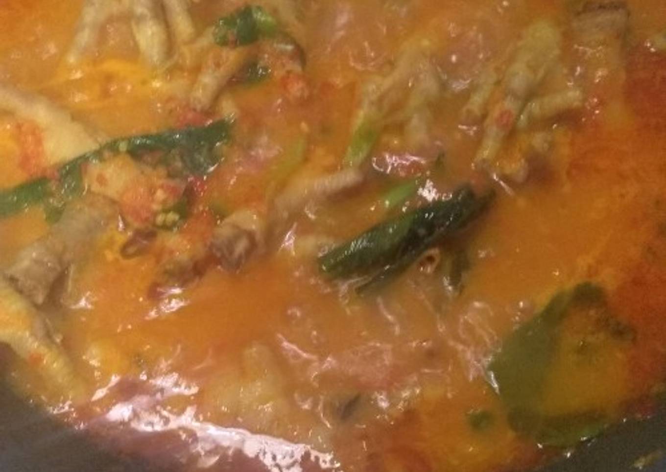 Ceker Pedas Padang