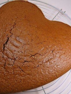 Una foto de Bizcocho de nutella y almendra