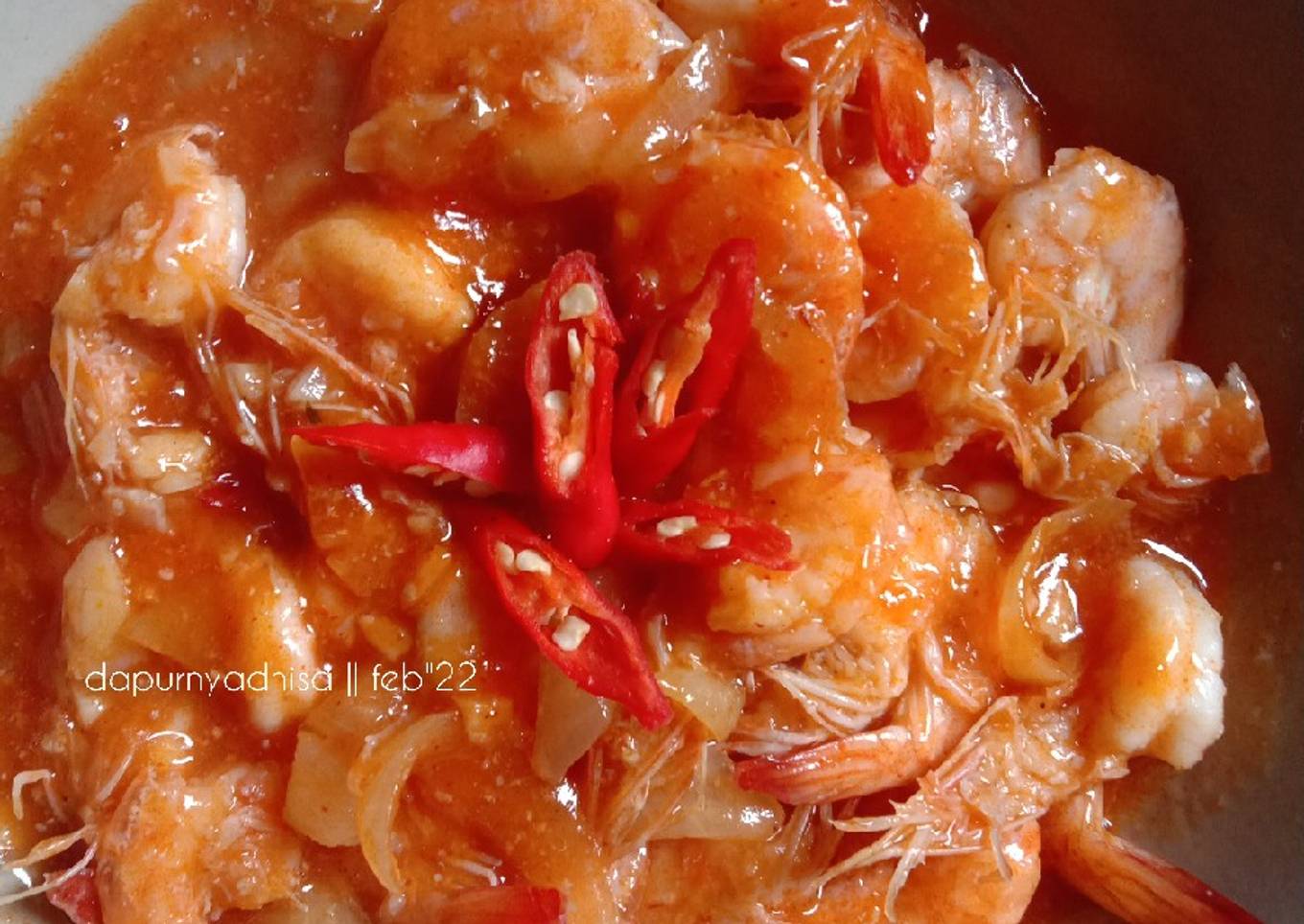Udang Pedas Manis