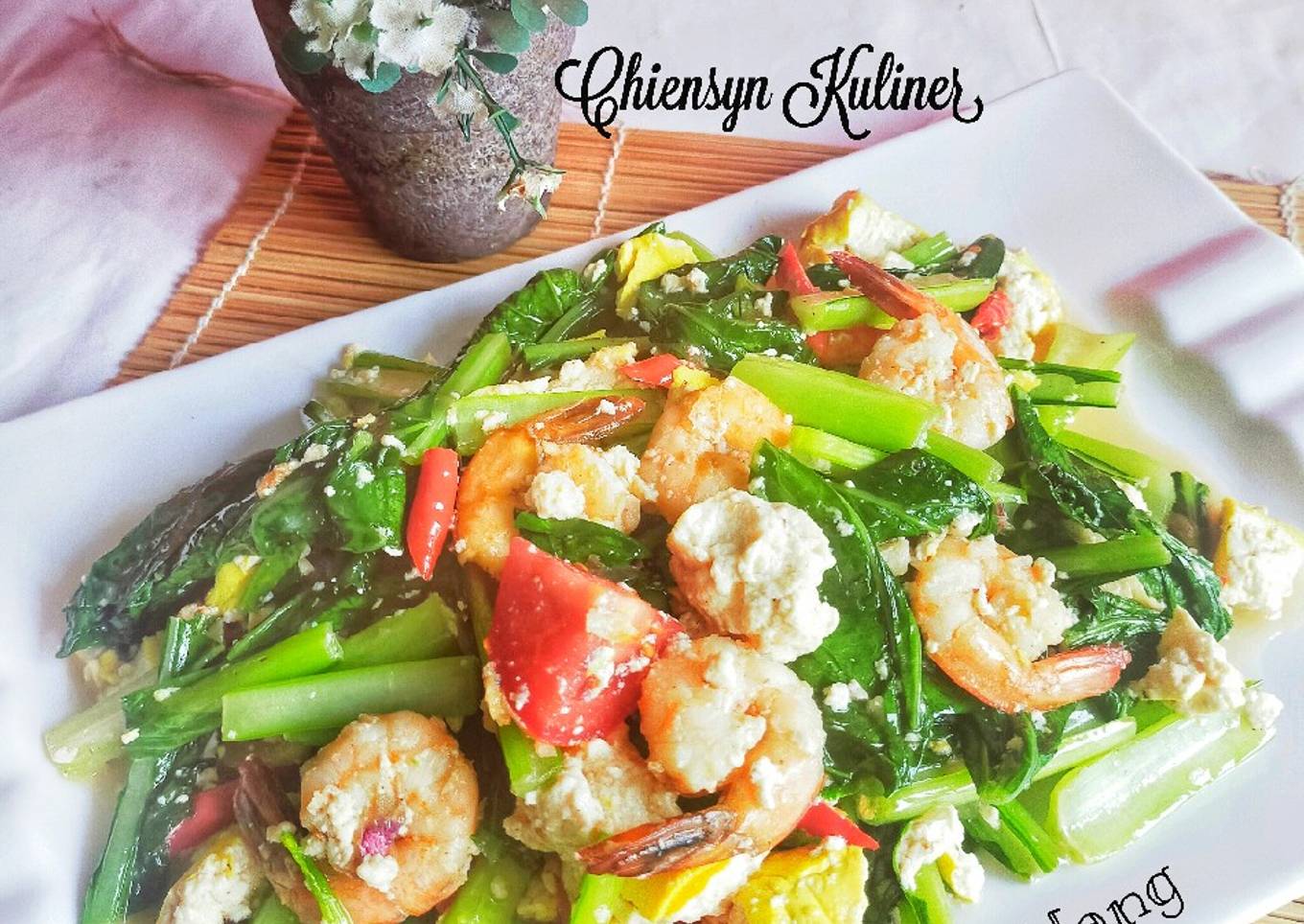 Tumis Sawi Udang