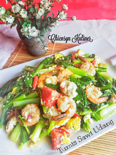 Foto resep Tumis Sawi Udang