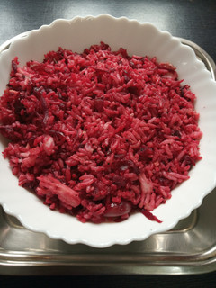 பீட்ரூட் ரைஸ் (Beet Rice Recipe in Tamil) செய்முறை முக்கிய புகைப்படம்