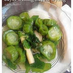 Sayur Bening Bayam Oyong-レシピのメイン写真