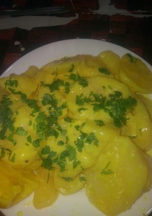 صورة لوصفة بطاطا بالحليب والجبن