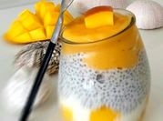 Une photo de recette healthy avec graines de chia