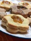 Occhi di fiore con marmellata di pesche🍪🍑🌺