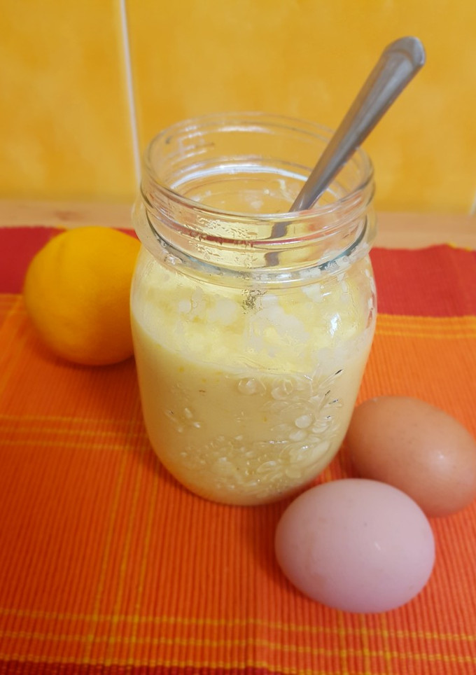 Una foto de Orange curd