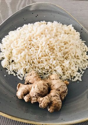 Una foto de Arroz con jengibre