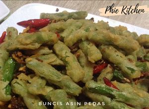 Foto resep Buncis asin pedas gurih ala resto #4
