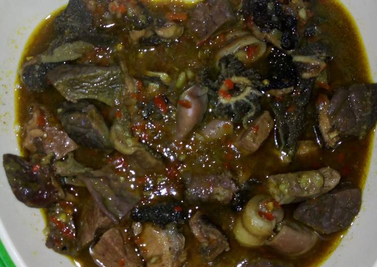 Step-by-Step Guide to Make Speedy Offals pepper soup