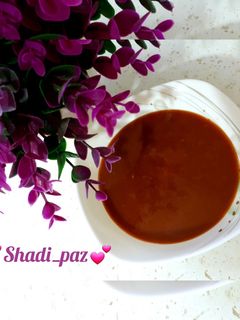 عکسی از دستور سس کارامل خونگی😋