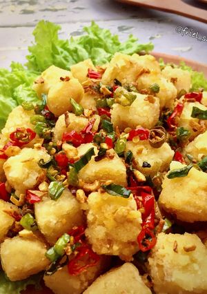 Foto resep Tahu garam-cabe