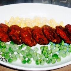 A picture of Peas&Corn vada.