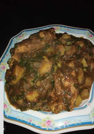 A picture of Irish potatoes Pottage.