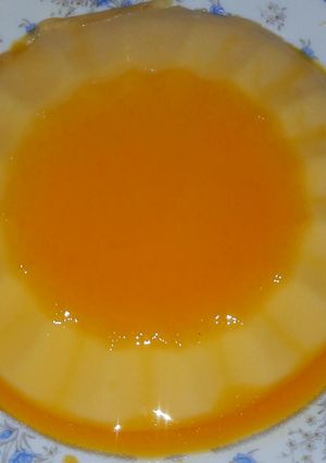 A picture of Mango pudding.
