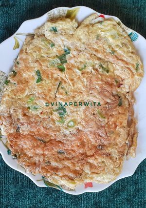 Foto resep Telur Dadar Rebon Enak Banget