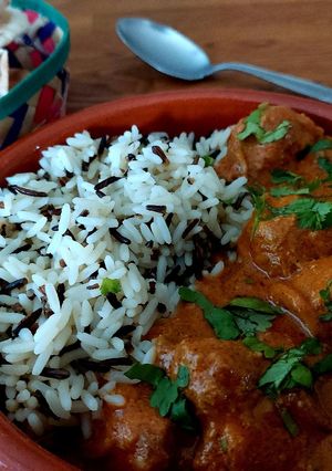 Una foto de Pollo Tikka masala