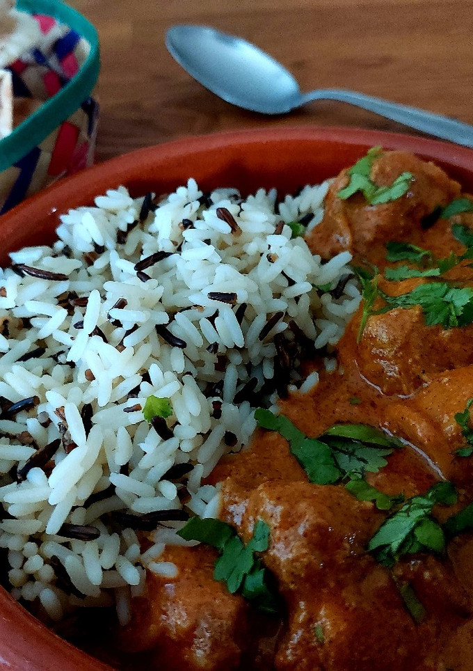 Una foto de Pollo Tikka masala