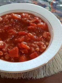 عکسی از دستور ترشی گوجه فرنگی