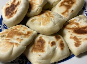 Une photo de Pains naans express fourrés