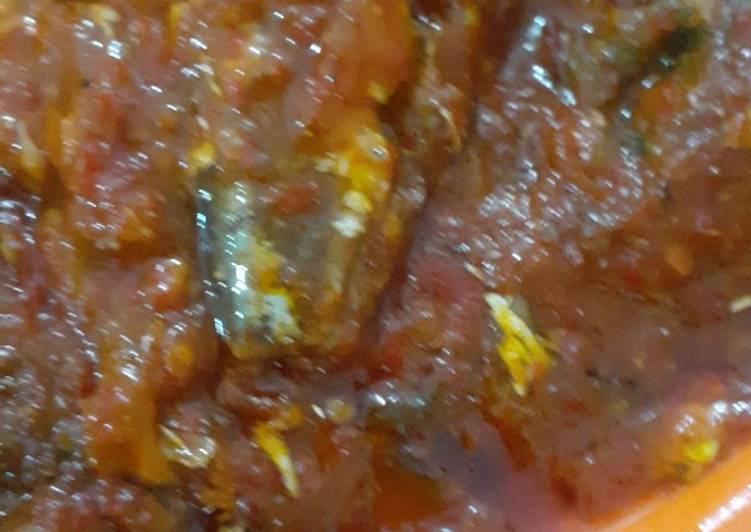 Resep Sambal sarden buat sarapan yang simpel