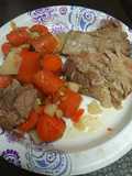 Carrots and Pork Roast with Horseradish