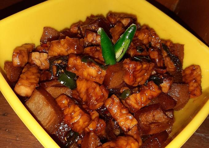 Resep Tumis Kikil Tempe Kecap Oleh Ibu Kia Cookpad