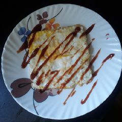 Easiest egg omelette A picture of Easiest egg omelette.
