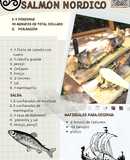 Salmón a la tabla o salmón nordico