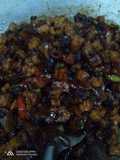 Oseng kerang dan pete pedan manis