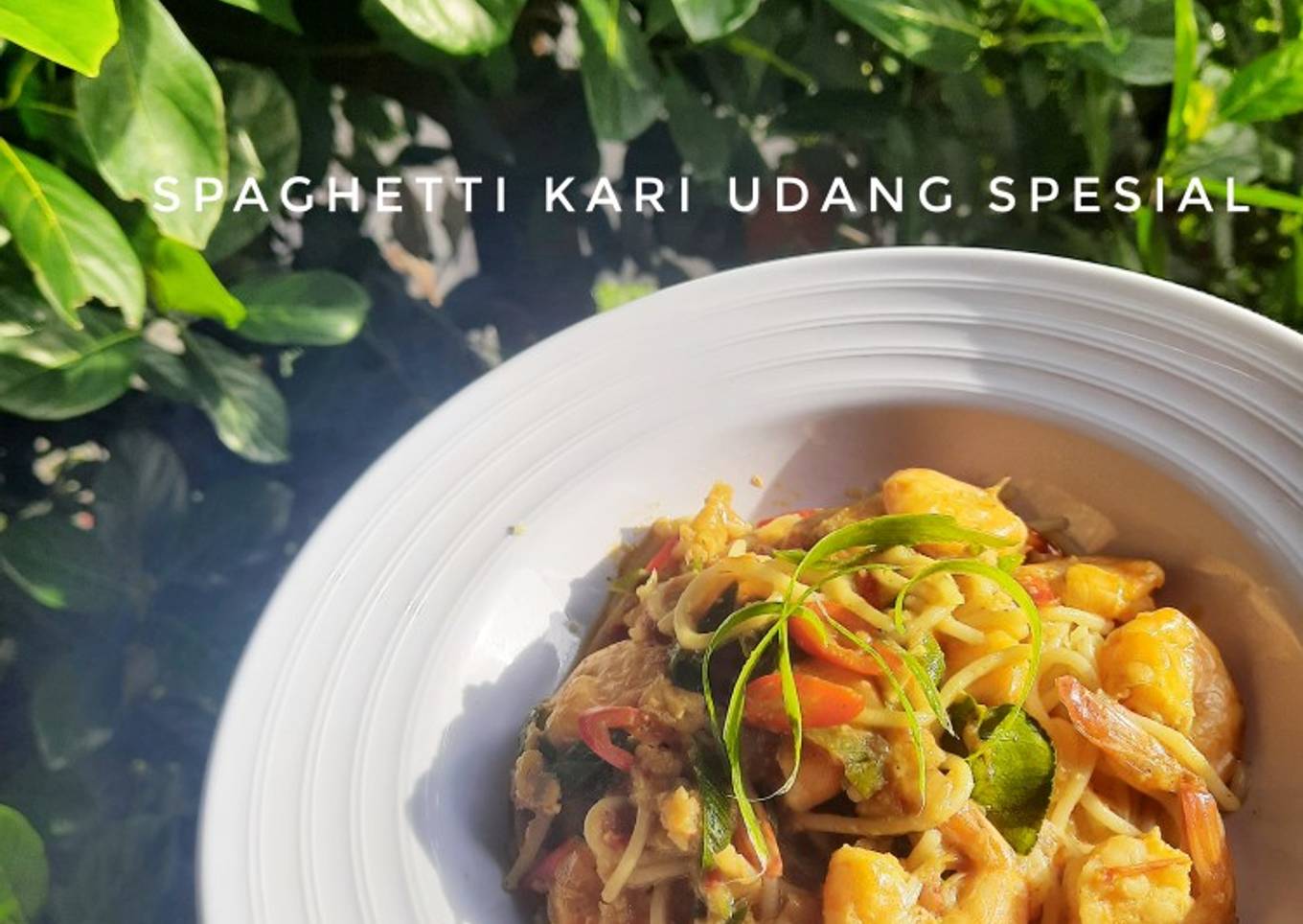 Spaghetti Kari Udang Spesial