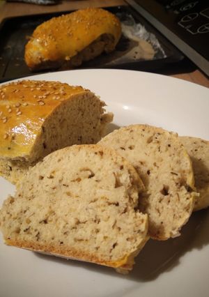 Una foto de Pan de ajo y orégano 👩🏻‍🍳