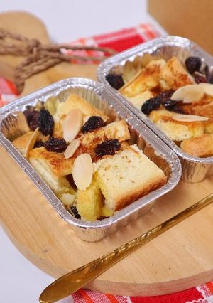 Foto resep PUDING ROTI PANGGANG ALA BREADTALK | Tanpa Gelatin Tanpa Jelly