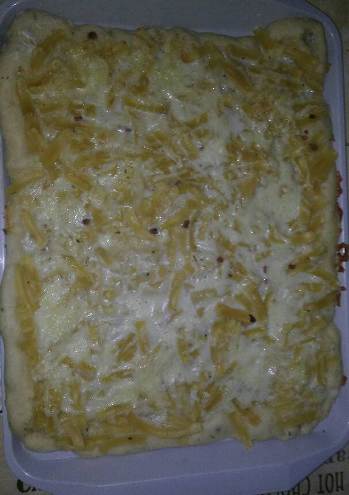 Una foto de Pizza carbonara