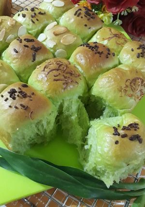 Foto resep Roti sobek pandan