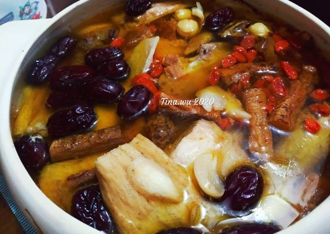 Resep Ayam kampung steam Chinese herbal / ayam steam obat Resep Ayam kampung steam Chinese herbal / ayam steam obat