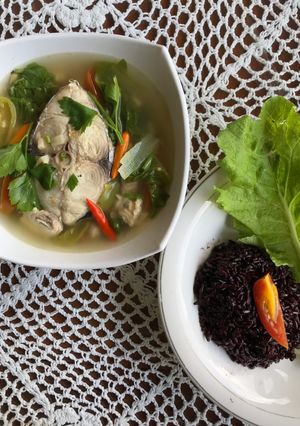 Foto resep (Eat Clean Menu) Sup Ikan Tenggiri