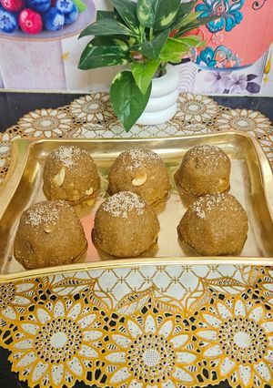 A picture of Churma ladoo.