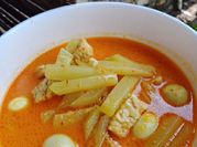 Gambar lontong sayur labu siam