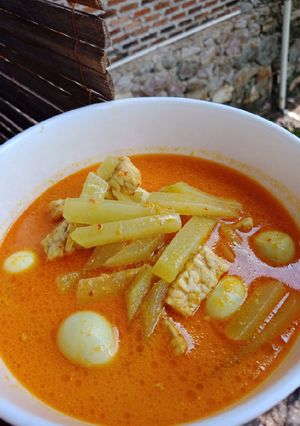 Foto resep Sayur Labusiam Santan 😘 / Lontong Sayur 😍