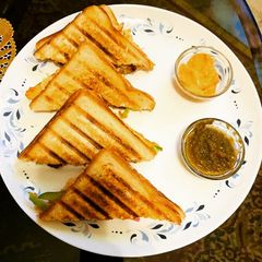 A picture of Grilled Coleslaw Sandwich.