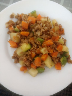 Una foto de Picadillo de soya