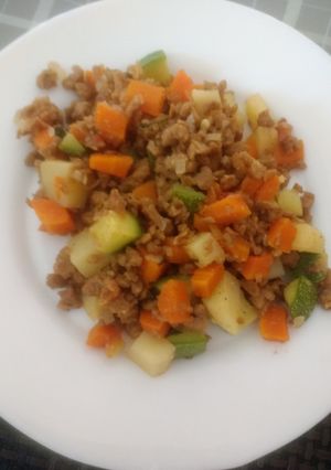 Una foto de Picadillo de soya