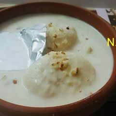 A picture of Rasmalai.