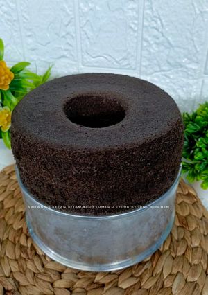 Foto resep Brownies Ketan Hitam Keju Lumer 2 Telur
