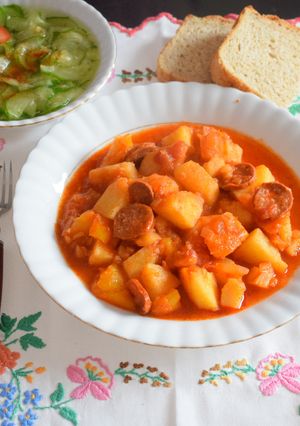 A picture of Potato Paprikas.