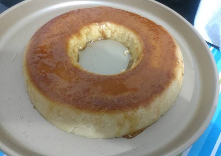 Pudim de pão de liquidificador!