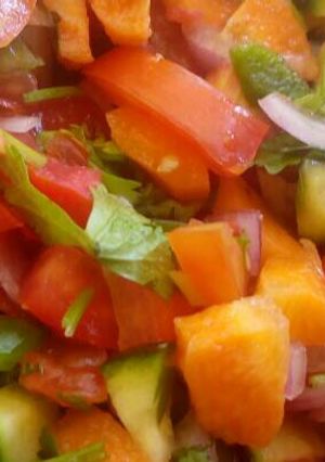 A picture of Vegetable salad.
