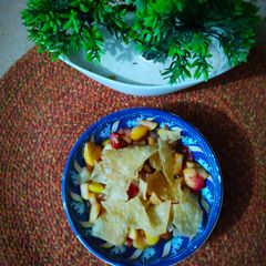 A picture of Papri fruit chat.